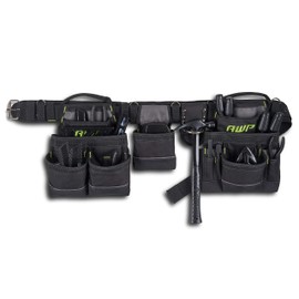 AWP Tool Belt, Tool Rig, Durable Premium Utility Belt Organizer for Men and Women, Made for Utility Work, Electrician Use, Mechanic Work and More, L-699-P-3