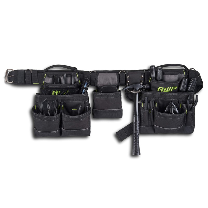 AWP Tool Belt, Tool Rig, Durable Premium Utility Belt Organizer