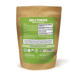 Herbsforever Amla Powder – Phyllanthus emblica – Supports Immune System – Non GMO, Organic, Vegan – 230 GMS