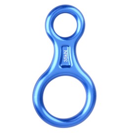 TRIWONDER 35kN Eight Ring Sling Climbing Rock Climbing Rappelling Reducer Aerial Work Rescue Eight (Blue)