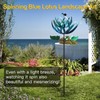 LimeHill Wind Spinner for Yard and Garden - Large Metal