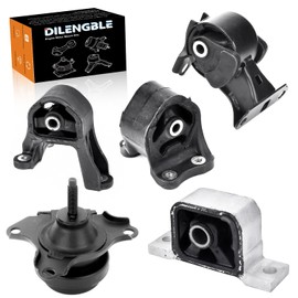 Engine Motor Mount & Trans Mount Replacement for Honda CRV 2.4L 2002 2003 2004 2005 2006, Engine Mount Set of 5 Replaces OE# A4504 A4506 A6597 A6596 A65010 EM9066 EM9139 EM9168 EM9205 EM5871