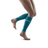 CEP Women's Ultralight Calf Sleeves, Petrol/Light Grey, II
