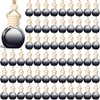 BBTO 100 Pcs Car Air Fresheners Diffuser with Wooden Cap