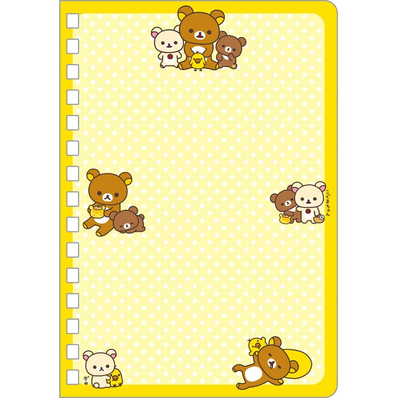 San-X Rilakkuma SE68803 Sticker Notebook H6.1 x W4.3 inches (156
