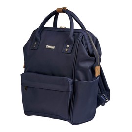 Bababing - Mani Baby Changing Bag - Large Backpack with Adjustable Shoulder Straps - Multifunction Baby Backpack with Changing Mat and Insulated Bottle Holder - Navy - BB80