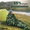 Emergency Sleeping Bag Survival Bag,Cymuber 2 Pack Portable Waterproof Thermal