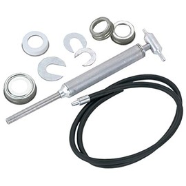 LUMAX LX-1346 Gray Brake Fluid Pump. Designed to Pump Most Non-Corrosive fluids from one Gallon (3.8 L) cans Such as Brake Fluid, Power Steering Fluid, etc.