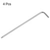 QUARKZMAN 4 Pieces Ball End Hex Key 2.5mm L Shape
