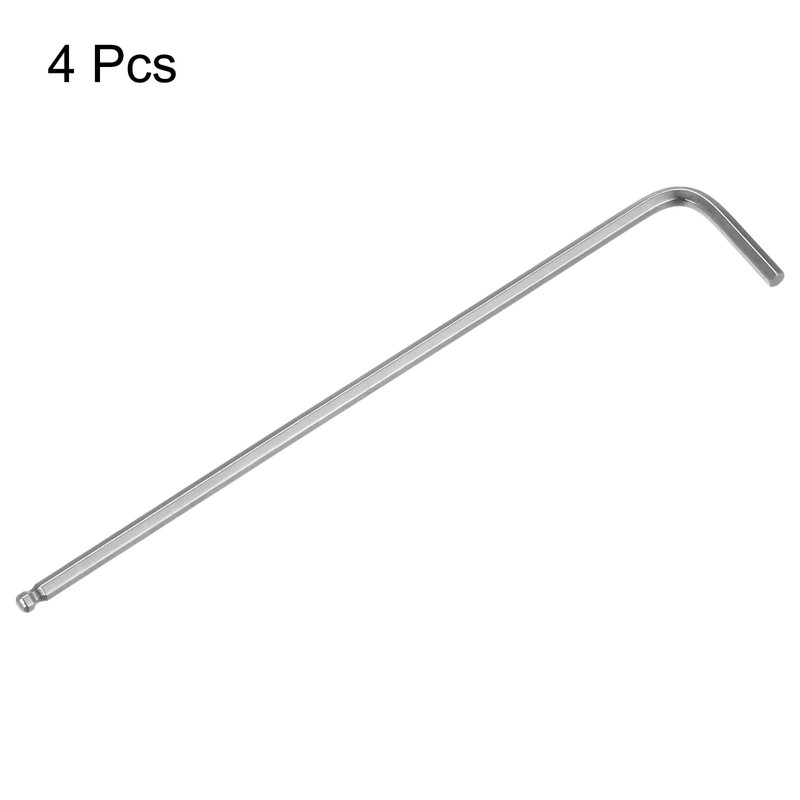 QUARKZMAN 4 Pieces Ball End Hex Key 2.5mm L Shape