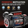 Poafamx 12V DC Fuel Transfer Pump, 16 GMP 600W Self