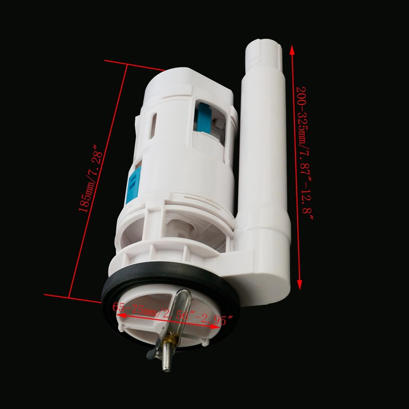 1pcs ABS Toilet Fill Valve, 18.5cm/7.28" Adjustable Height
