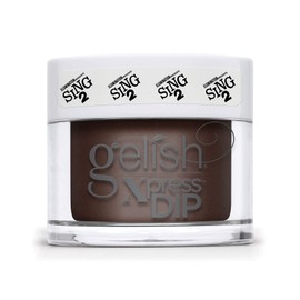 Gelish Holiday 2021 SING 2 Xpress Dipping Powder Collection (Read to Work It) Brown Dip Nail Powder, Brown Nail Dip Powder, Nail Colors, 1.5 ounce