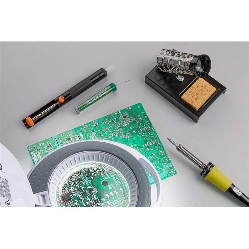 Fixpoint 51213 Four-Part Lead-Free Soldering Set, Black