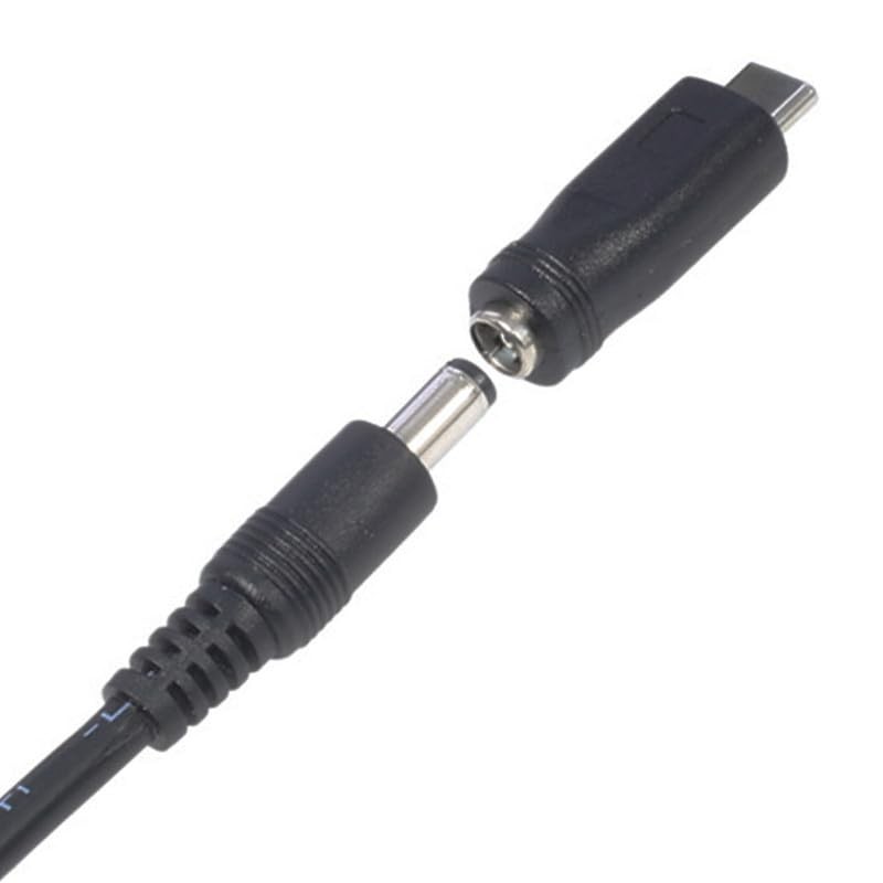 Artilits DC Adapter 2.1mmx 5.5mm to USB C Female, 5.5x2.1mm