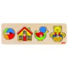 goki 57998 - Steckpuzzle Spielzeug aus Holz - 4 Teile
