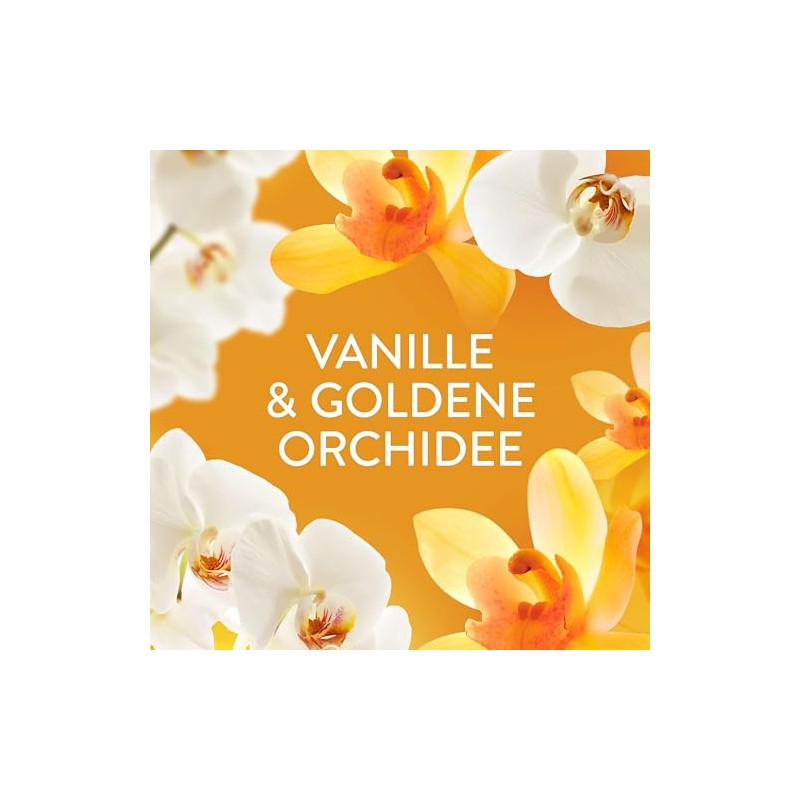 Lenor Weichspüler 36 Waschladungen, Goldene Orchidee, 24 Stunden Wohlfühlfrische, Mit