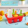 Miaowoof Silicone Popsicles Molds for Toddlers, 6-Cavity Non-BPA Premium Silicone