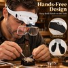  Hand-Free Magnifier for for Reading, Crafts, Detailed Work and