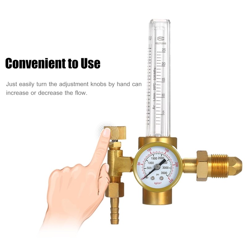 Argon Flow Meter Regulator, CO2 Argon Gas Regulator, Pressure Regulator,