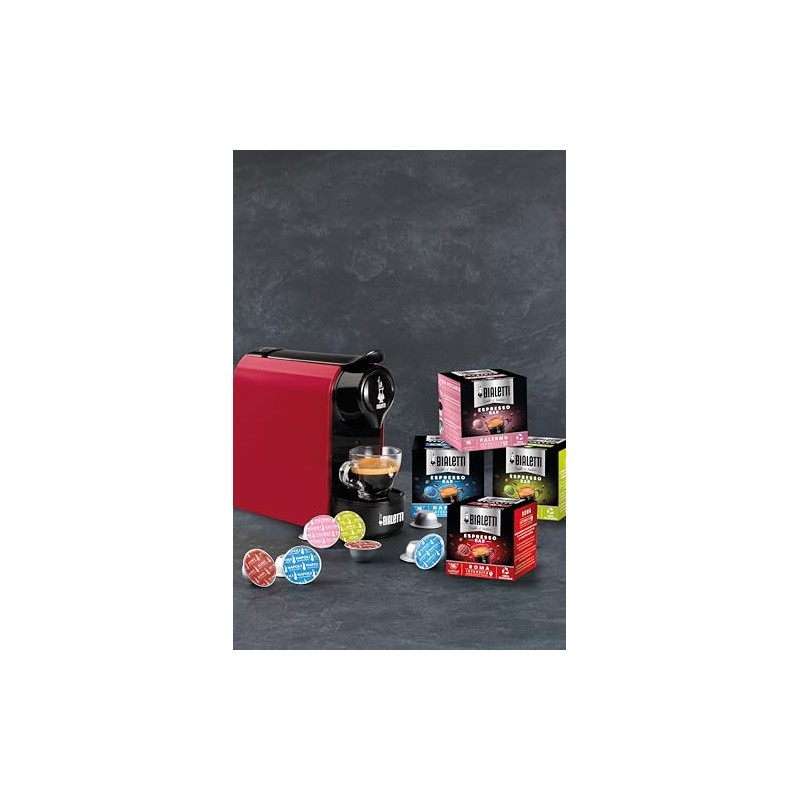 Bialetti 6822 Mini Express Espresso Capsules, Napoli, 16-pack