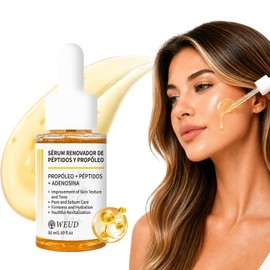 WEUD Serum Coreano Original, Serum Facial con Péptidos Propóleo, Reafirman, Cuidado Antiedad y Reparador, Luminosidad y Piel Radiante, Fórmula Hipoale
