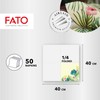 Fato - Trockene Papierservietten, Airlaid, Textileffekt, Packung mit 50 Servietten,
