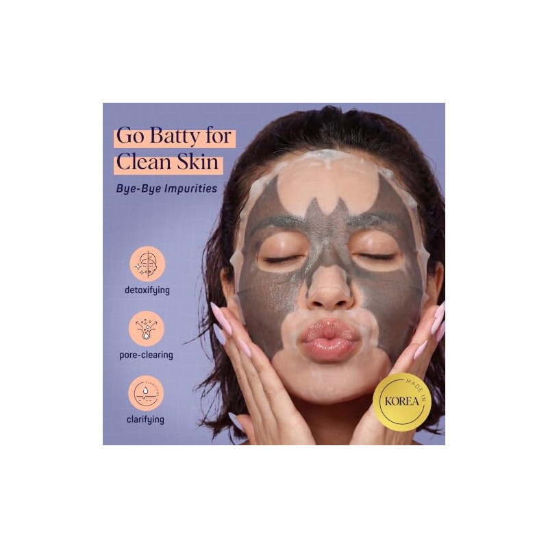 Spa Life Mascarilla de Halloween animada con diseño de calabaza,