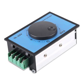 DC 10-60V MAX 20A PWM Motor Speed Controller Regulator Motor Driver Governor Stepless Variable Rotary Switches 12V 24V 36V 48V Pulse Width Modulator