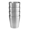ANZUSY Stainless Steel Cups, 8.8 oz 4 Pack Insulated Metal