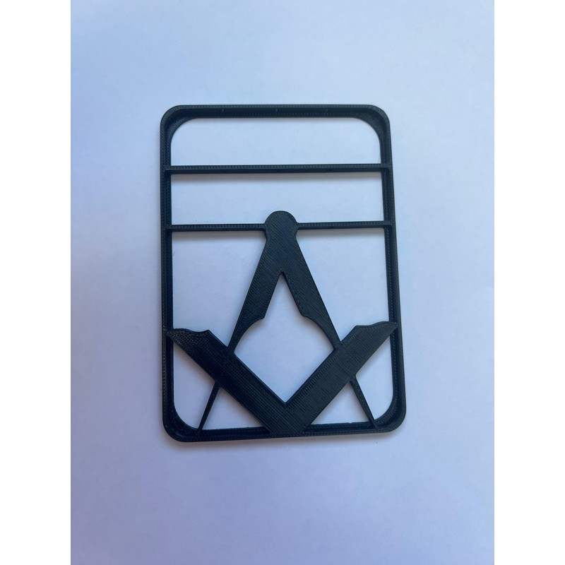 Generic Masonic Jewel/Medal Holder - Black Blazer Pocket Size -