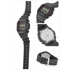 Casio G-Shock GW-M5600 Series Solar Wristwatch, Black, Urethane Band