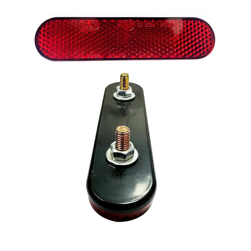 Kardne Pack of 2 Motorcycle Bicycle Reflectors, Rear Light Lighting