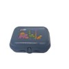 Tupperware Twin Size 2 Lunch Box Dark Blue Safari Sandwich