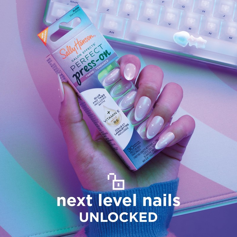 Sally Hansen Sally Hansen Salon Effects? Perfect Press On, Sapphire