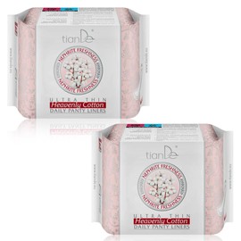 Heavenly Cotton 61923 TianDe Everyday Panty Liners Ultra Thin Pack of 20 Freshness and Comfort for Everyday Use