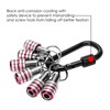 LUEXBOX 1/4 Inch Bit Holder Keychain, Hex Screwdriver Bits Holder