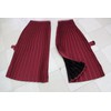 Track Curtain, Rear Curtain, Wine Front, Black Back, Pleated Type,
