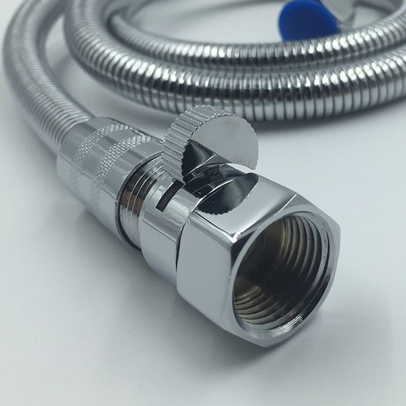 Kabter Brass Shower Flow Control Valve Shut Off Switch,Polished Chrome