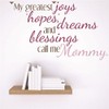 Design With Vinyl Wall Decal My Greatest Joys Hopes, Dreams
