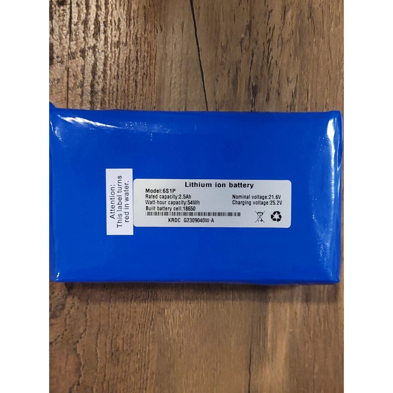 Battery 21.6V 2.5Ah 6S Li-ion Battery Pack w/ XT60 –