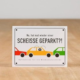 Revier Souvenir - Haftnotizen für die Windschutzscheibe (7.8 x 10.1 cm, 1 Stück)