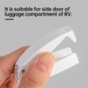 Xztrdi RV Baggage Door Catch Clips - ABS Plastic Trailer