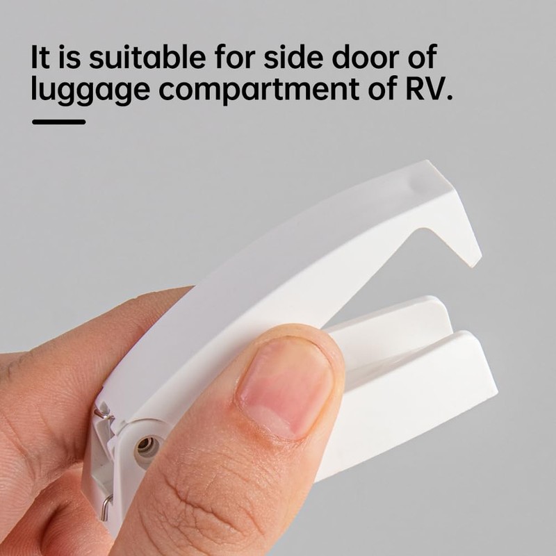Xztrdi RV Baggage Door Catch Clips - ABS Plastic Trailer