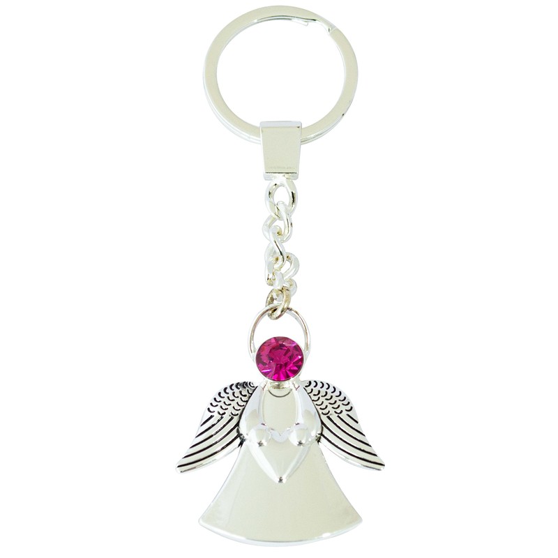 Guardian Angelkeychain - Mum Silver