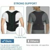Unbranded Posture Corrector Adjustable Clavicle Back Support Neck Brace Lumbar