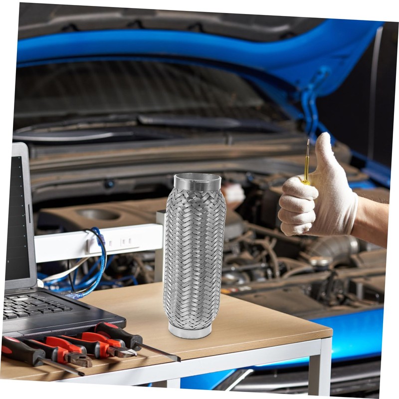 Mobestech Automotive Exhaust Flex Pipe Universal Stainless Steel Repair Kit
