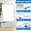 Dry Erase White Board with Stand Double Sided 36"X24" Magnetic