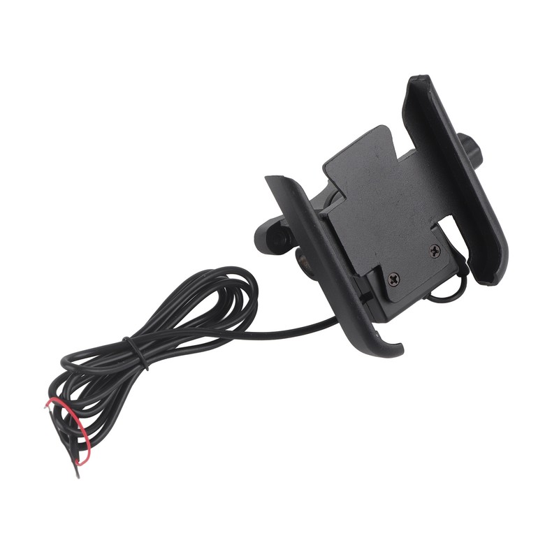 Motorcycle Phone Mount 5V2.1A Fast USB Charging 12 to 24V