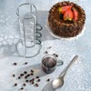 Gibson Soho Lounge Stackable Glass Espresso Cups with Rack, Glass,